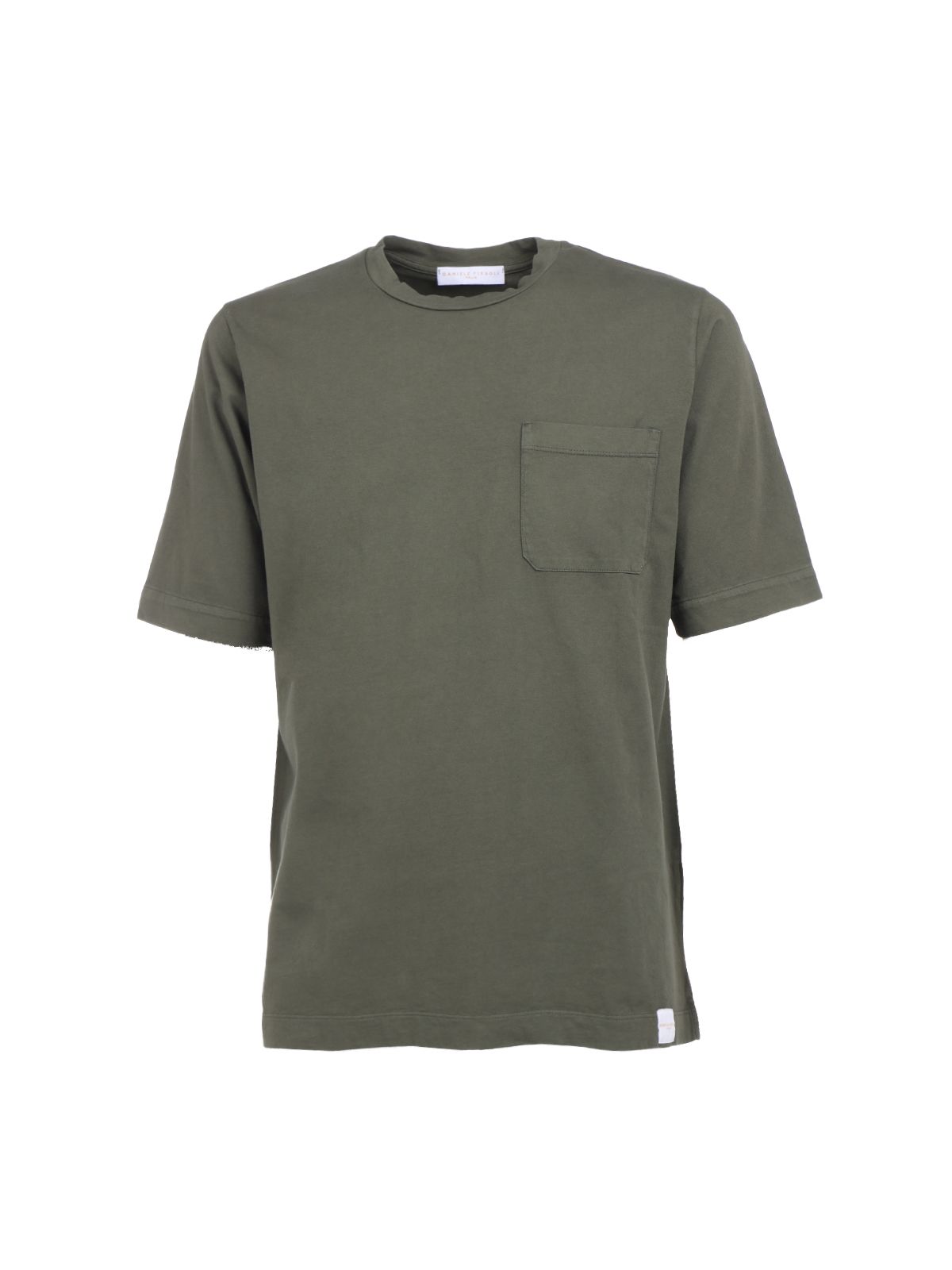 T-SHIRT VERDE IN COTONE